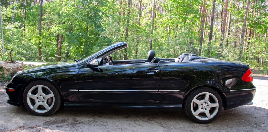 Mercedes-Benz CLK cena 59900 przebieg: 151000, rok produkcji 2007 z Warszawa małe 172